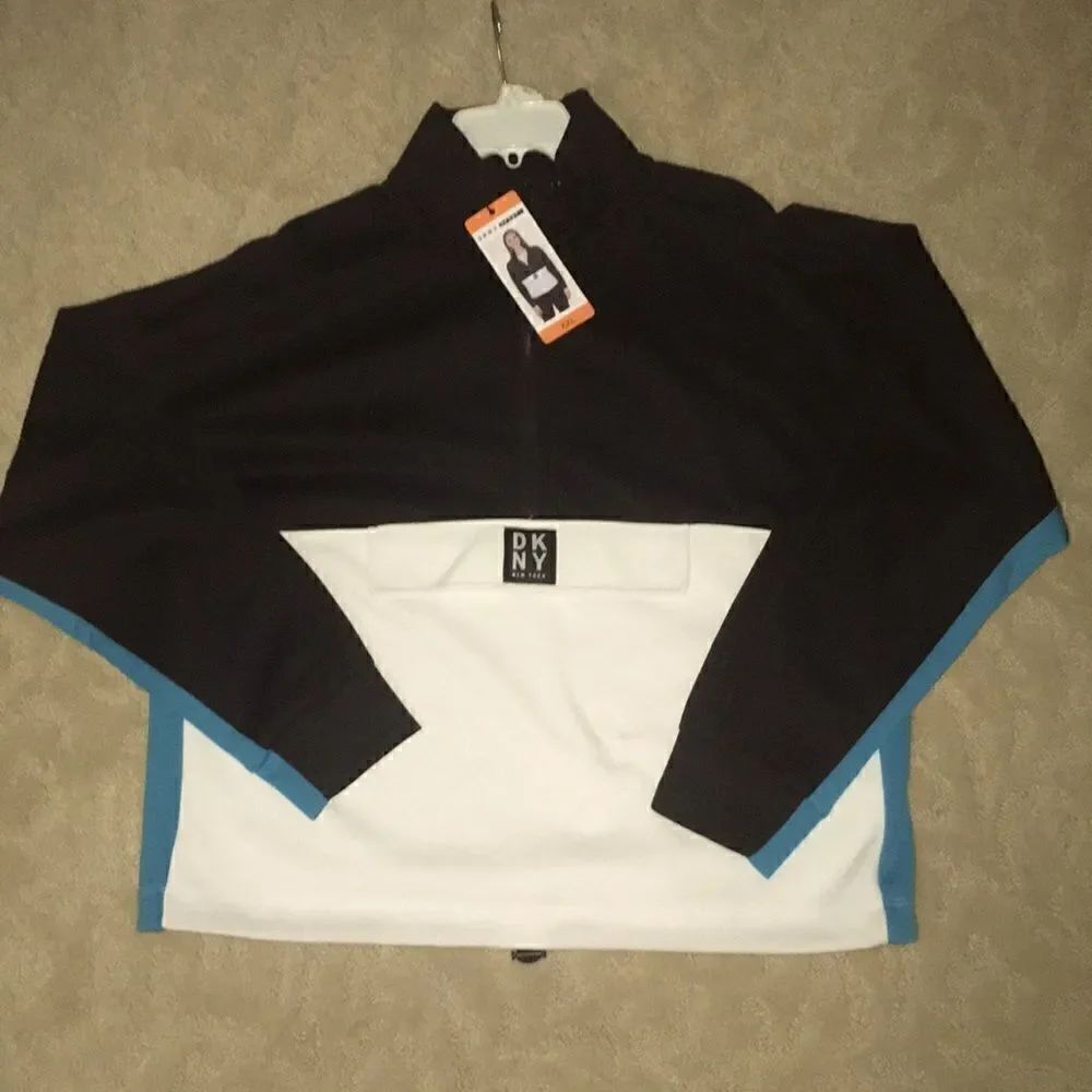 DKNY Sport Half Zip Pullover Track Jacket